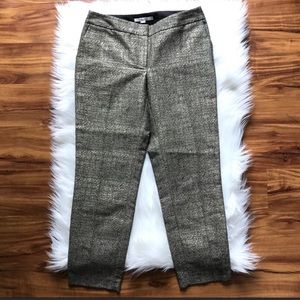 Sold - Metallic cropped trousers (8L)